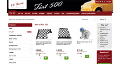 Desktop Screenshot of fiat500ricambi.com