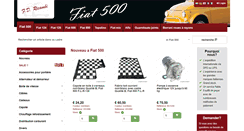 Desktop Screenshot of fiat500ricambi.be